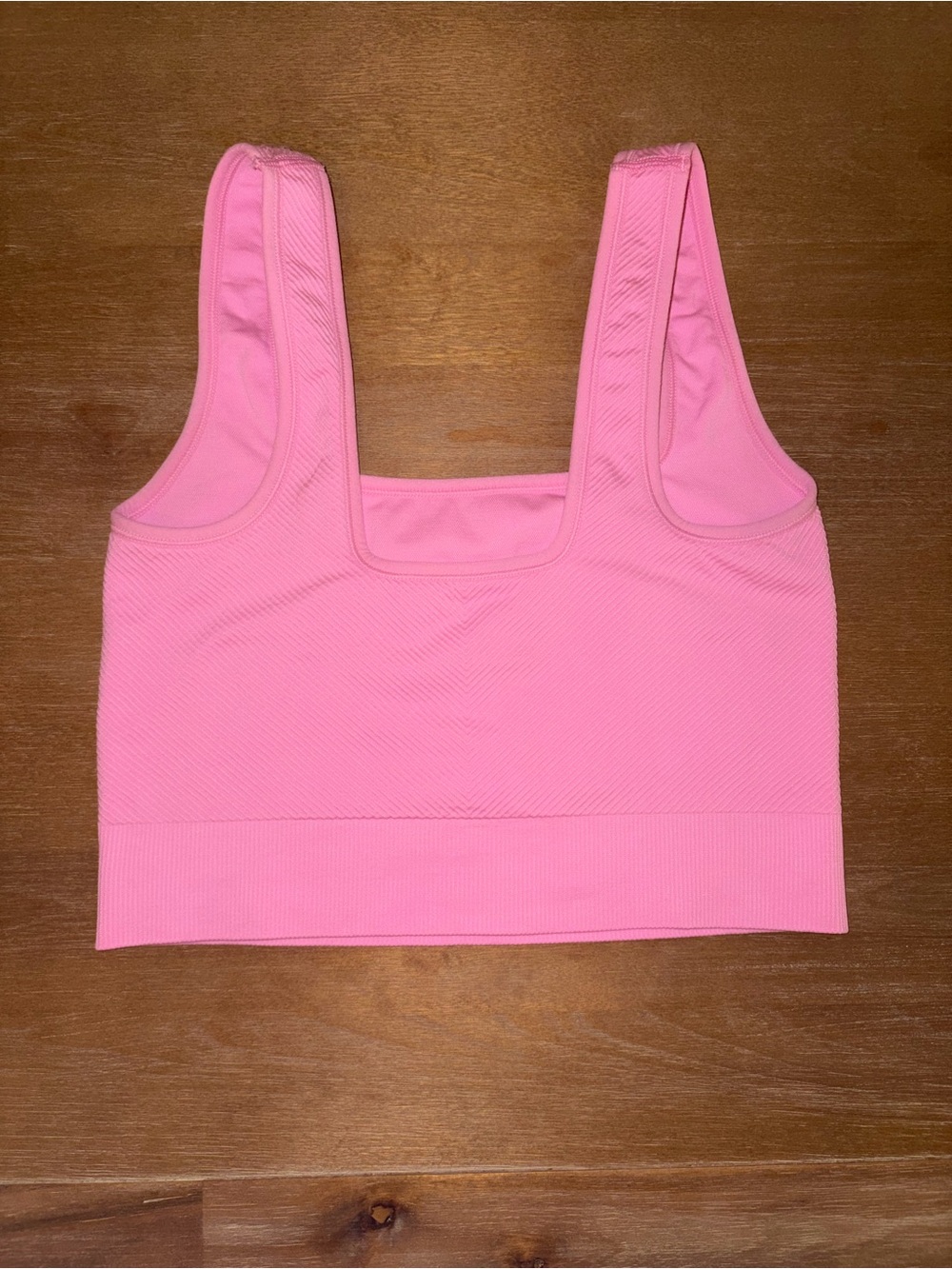 Target Pink Ribbed Crop Tank - Picture 2 of 2